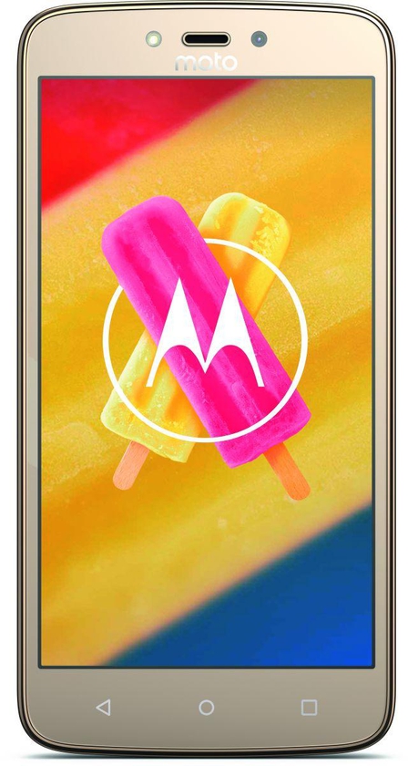 Motorola Moto C Plus Dual SIM - 16GB, 2GB RAM, 4G LTE, Fine Gold