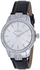 Fitron Men's Silver Dial Leather Band Watch - FT7960M110211