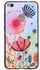 Pink Flower Phone Case for Huawei P8 Lite 2017 Fashion Cartoon Relief Soft Silicone TPU Cover Cases Protection - Pink