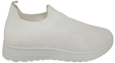 Mix Slip On Heather White Comfy Sneakers