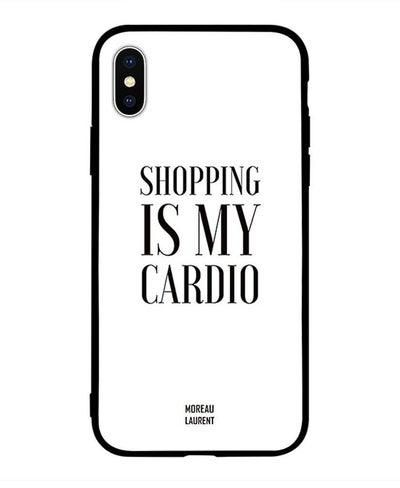 Skin Case Cover -for Apple iPhone X Shoping is My Cardio Shoping is My Cardio