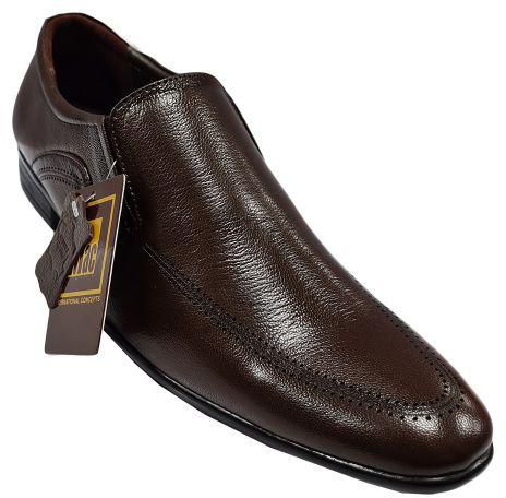 Fashion Brown Men's Official 100% Leather Shoes # 56029