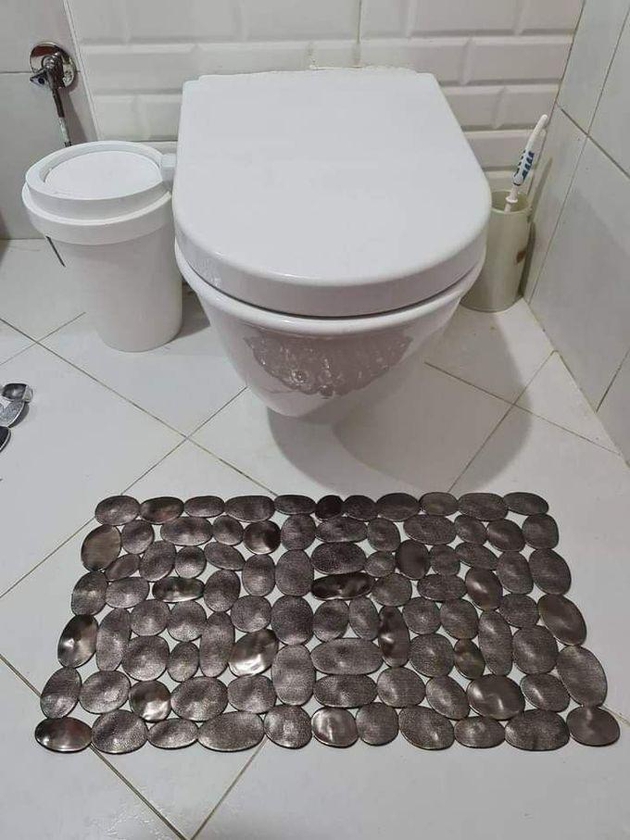 Protection Bath Mat - Silver