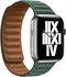 UCHUANG Compatible With Apple Watch Band 49mm 45mm 44mm 42mm, Genuine Leather Watch Strap Replacement For Apple IWatch Ultra/Ultra2 Series 9/8/7/6/5/4/SE/3/2/1 (Dark Green/Brown), 42/44/45/49mm