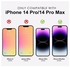 3 Pack Camera Lens Screen Protector for iPhone 14 Pro/iPhone 14 Pro Max 9H Hardness HD Protective Tempered Glass Protector Film