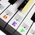 ملصقات لوحة المفاتيح البيانو، ملصقات لوحة المفاتيح ELECDON Piano لـ 88 مفتاحاً وشفافاً وقابل للإزالة، لا يترك أي بقايا، مثالية للمبتدئين والأطفال (ألوان متعددة)