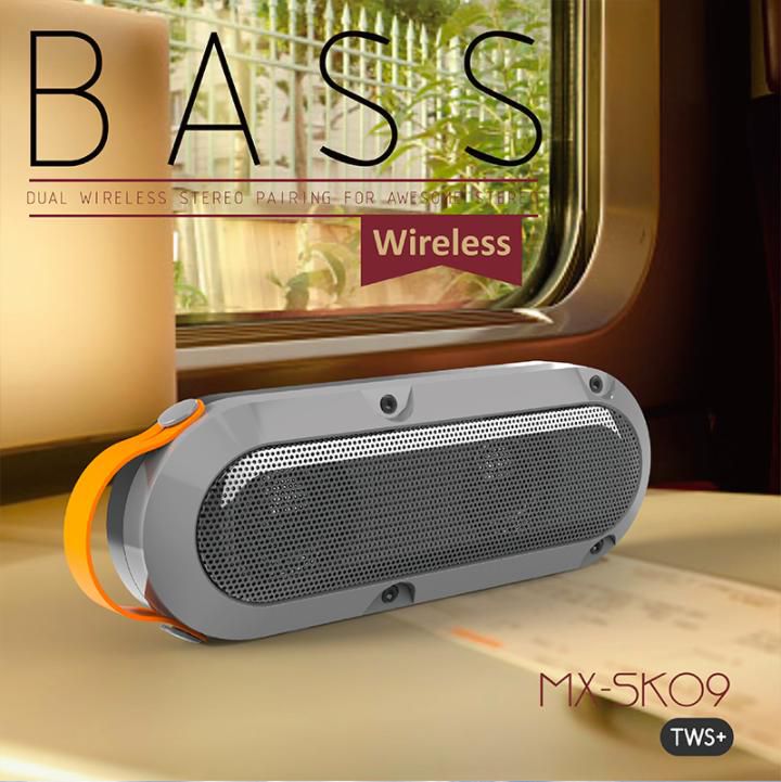 Moxom MX-SK09 Booming Bass Mini Portable 10W Wireless Bar Speaker