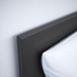 MALM Bed frame, high - black-brown 90x200 cm
