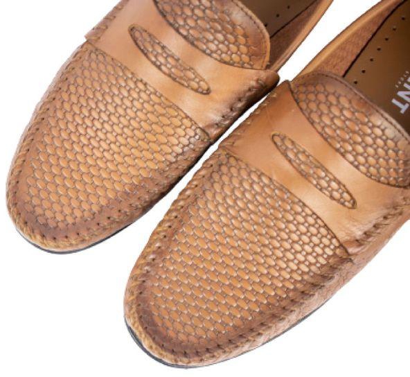 Levent Loafer Caro Genuine Leather For Men-Tan