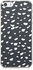 Confetti iPhone SE Case - Transparent Edge - Black and white