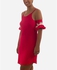 C'Est Ca Cold Shoulder Dress - Red