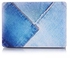 Hard Plastic Case & Ozone Screen Guard For Macbook 13 Pro Non-retina - Jeans Denim