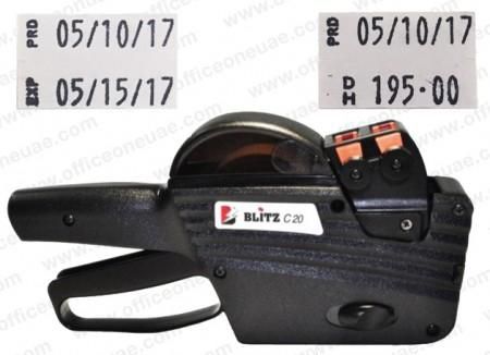 Blitz Price Labeler, 2 Lines, Prod/Exp/LL, currency and numbers - C20