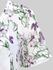 Plus Size Metal Decor Cami Top and Lace Panel Floral Chiffon Draped Ruffle Kimono Set - M | Us 10