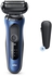 Braun Series 6 60-B1000S Wet & Dry Shaver With Travel Case Blue