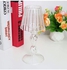 Glass Tea Light Candle Holder Desk Lamp Shape Candle Holder Table Candle Holder Decoration Twisting Pattern