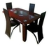 Glass Dinning Set - Brown (Lagos Delivery)