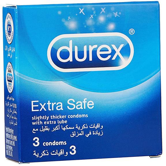 Durex Extra Safe Condom 3's