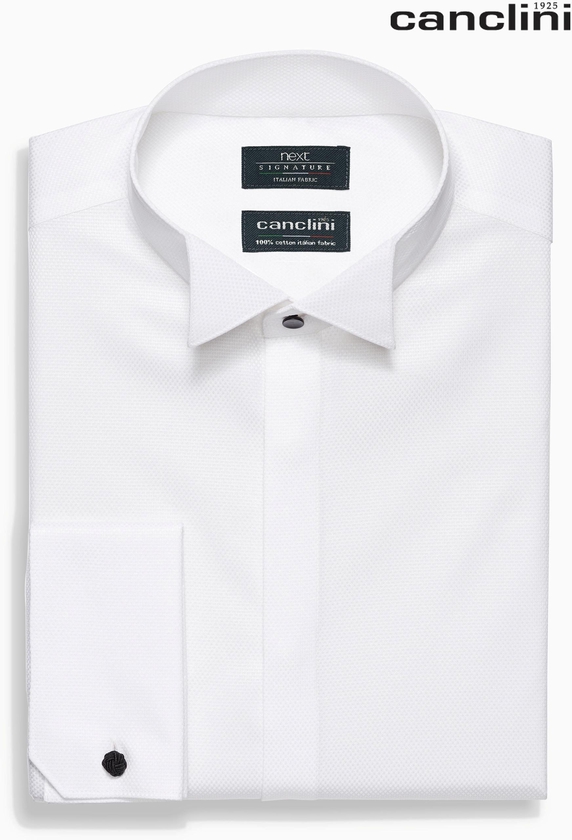 White Signature Dress Shirt