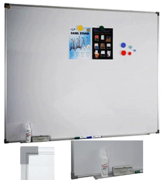 Kids Wall Mounted Magnetic Boards - 45 x 60cm (White)