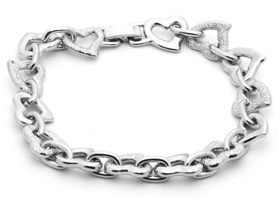 Tanos - Cute Hearts Silver Plated Bracelet