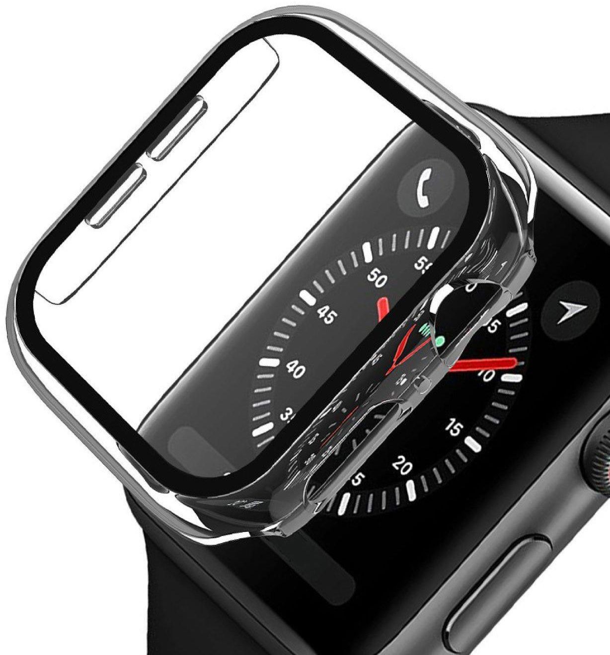 HYPHEN Apple Watch Protector Tempered Glass Bumper 40MM, Transparent