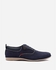 Dani Leather Casual Shoes - Navy Blue