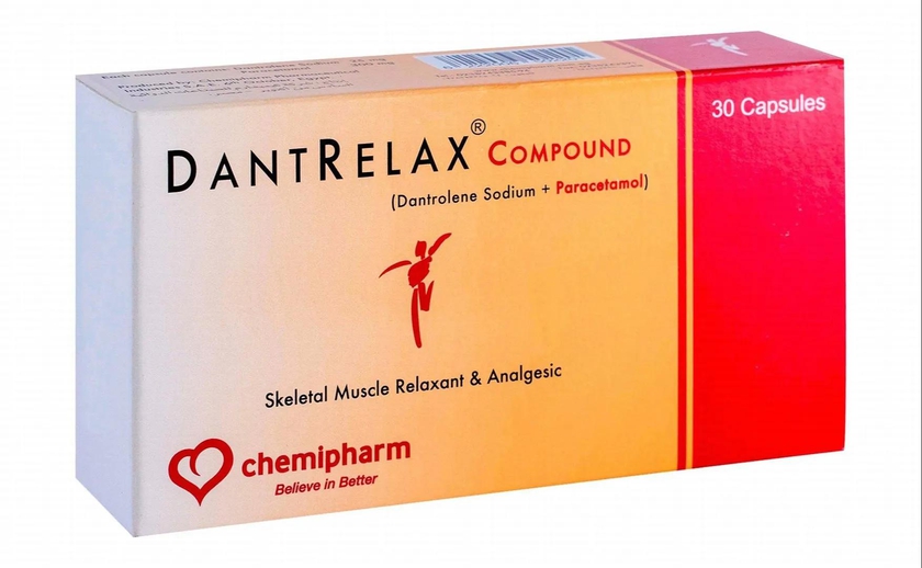 Dantrelax Comp | Muscle Contracture 25+300mg | 30 Caps