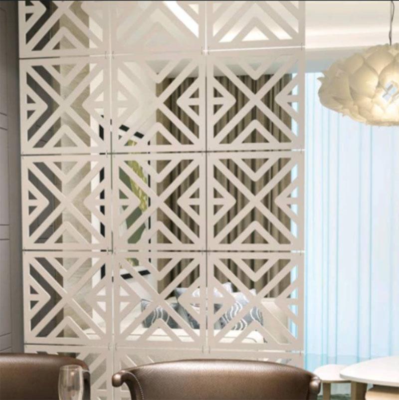 Myehomedecor Modern Room Divider Wall Panel Partitions Panel Screen
