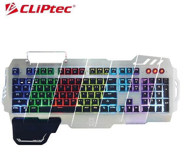Cliptec Titanos USB LED Plunger Switch Keyboard (Photo Colors)