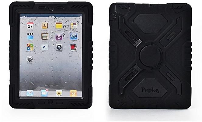 Generic Pepkoo New Shockproof Rainproof Hybrid Protective Back Cover Case For iPad 2 3 4