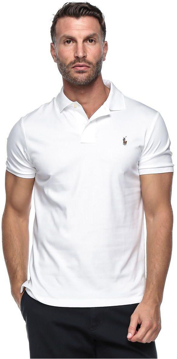 Polo Ralph Lauren Short Sleeve Pima Soft Touch Knit Polo for Men - XS, White