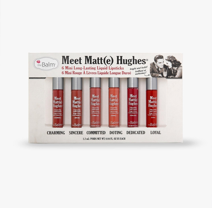 Meet Matte Hughes Mini Long-Lasting Set of 6 Liquid Lipsticks