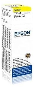 EPSON Genuine Refill Ink 70ml T6644 Yellow Color For L100 L110 L120 L200 L210 L300 L350 L355 L550 L555