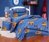 Single Size (160 x 210 cm) Comforter 4 Pieces Bedding Sets, Blue