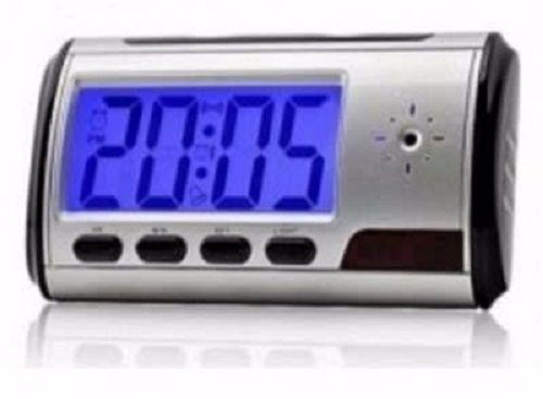 Table Alarm Clock With Hidden Camera