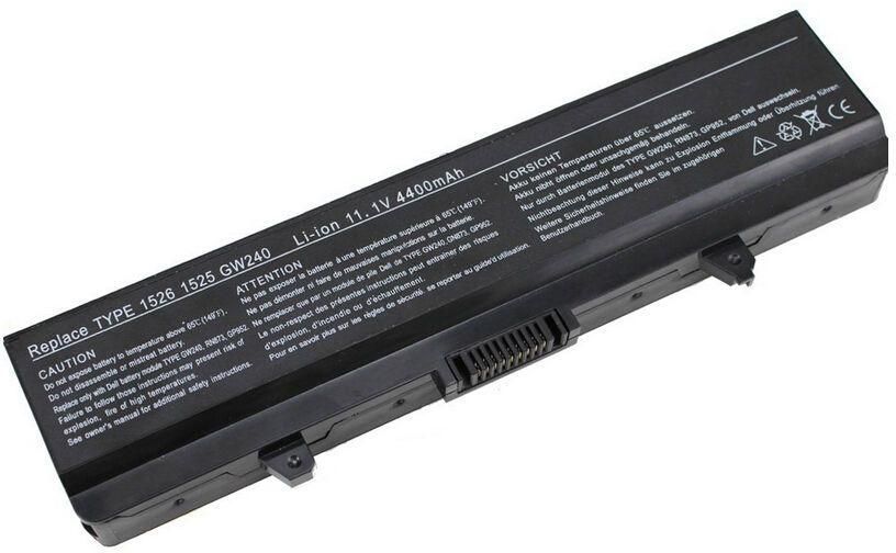 Laptop Battery for Dell Inspiron 1525, 1526, 1440, 1545, 1546, 1750, GW240 RN873 PP29L