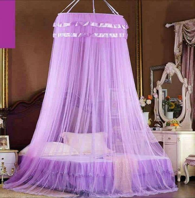 Round Mosquito Net - Free Size - Purple