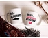 Mr. Right & Mrs. Always Right Coffee Mugs Matching Couple Valentine's Gift Mr. White 15 Oz. / Mrs. White 15 Oz.