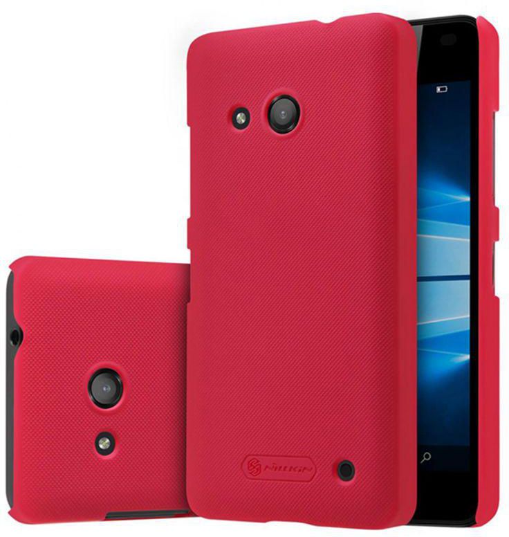 Polycarbonate Super Frosted Shield Case Cover For Microsoft Lumia N550 Red