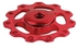 Generic Aluminium Bike Jockey Wheel Rear Derailleur Bike With 11T Gear Guide Pulley (Red)