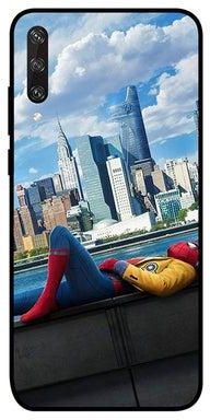 Protective Case Cover For Huawei Y6P Spiderman In Yellow Jacket