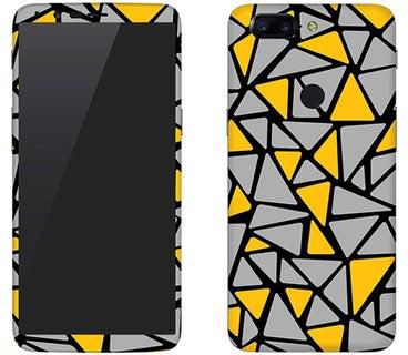 Vinyl Skin Decal For OnePlus 5T Triabstract
