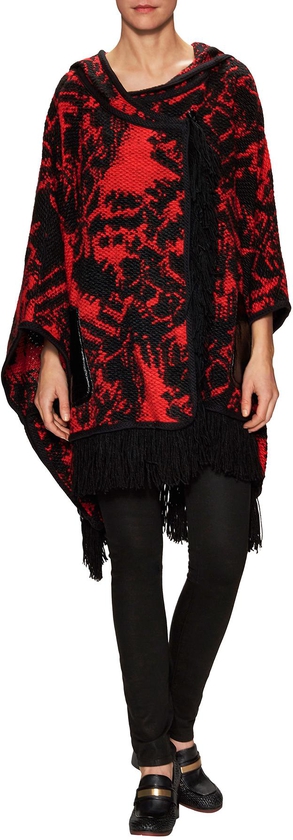 tracy reese - Fringed Hooded Poncho