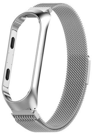 Replacement Strap For Xiaomi Mi Band 3/4 Silver