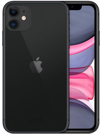 Apple iPhone 11 with FaceTime - 128GB, 4GB RAM, 4G LTE, Black, Single SIM & E-SIM