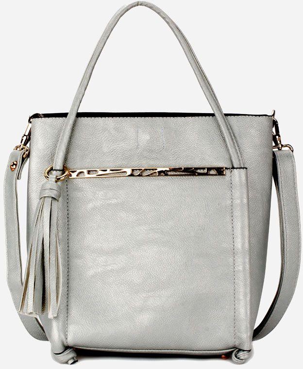 Deeda Royce Hand Bag - Silver