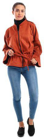 Lis Décence Woman Jacket With Zipper & 2 Pocket