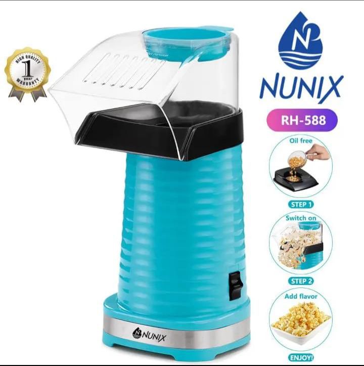 Nunix Hot Air Oil-pop Corn Maker Machine