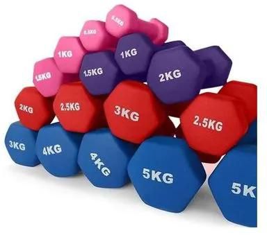 Generic Dumbbell For Weight And Aerobic Training, Pilates, And Physical Therapy - Sold In Pairs 1;kg pair
